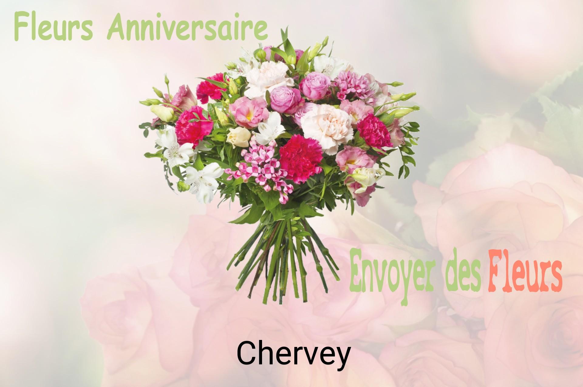 Bouquet de fleurs d’anniversaire livré à Chervey